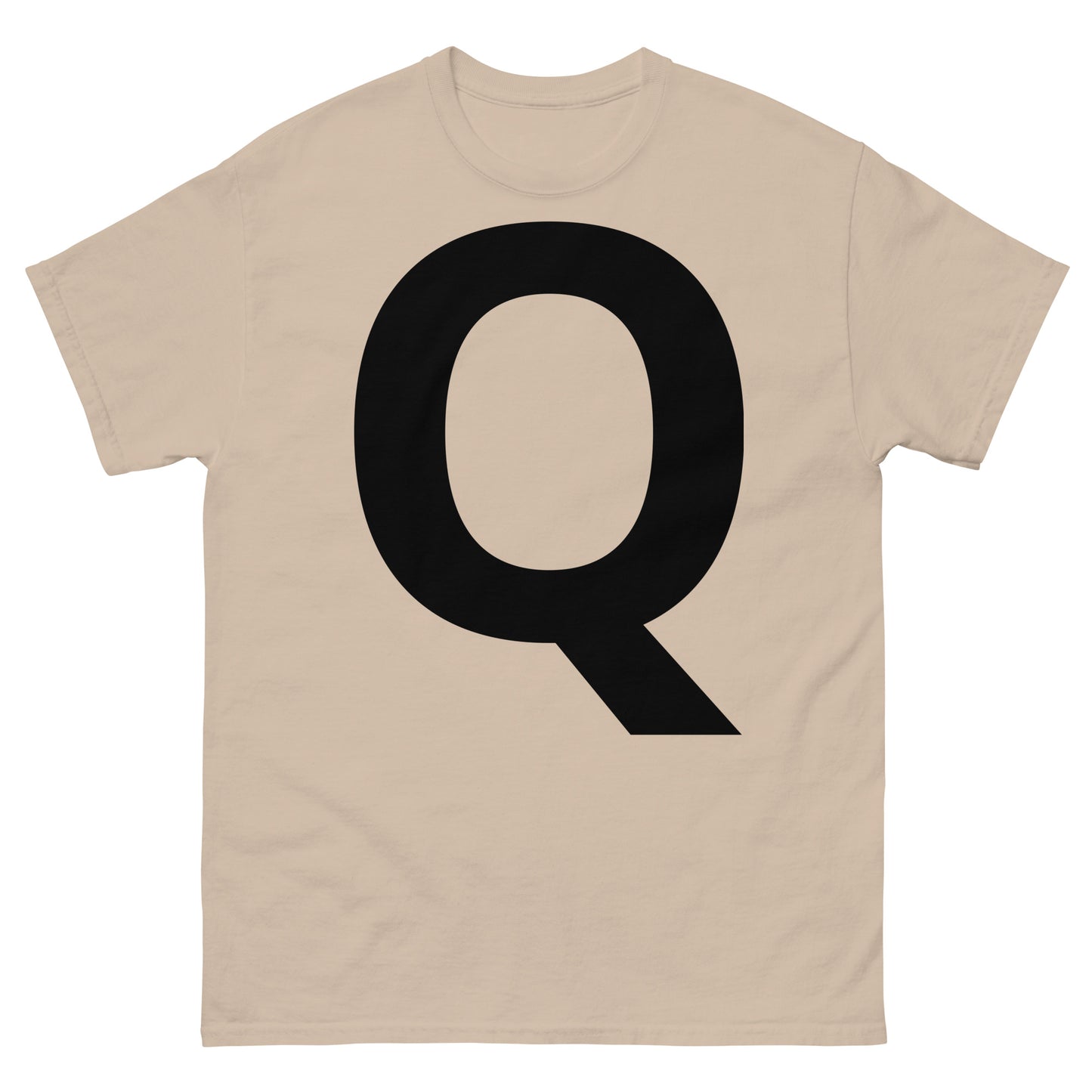 "Q  letter BL" Men's classic tee