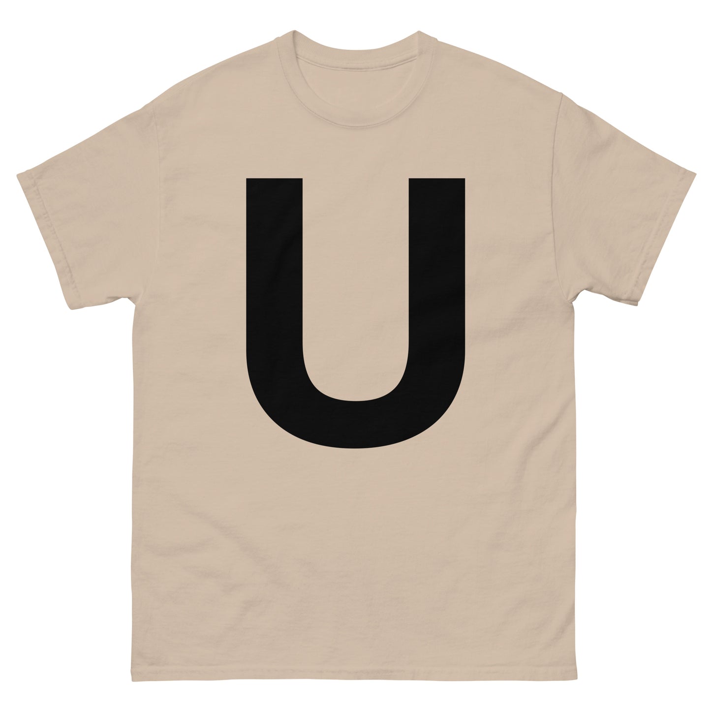 "U letter BL" Men's classic tee