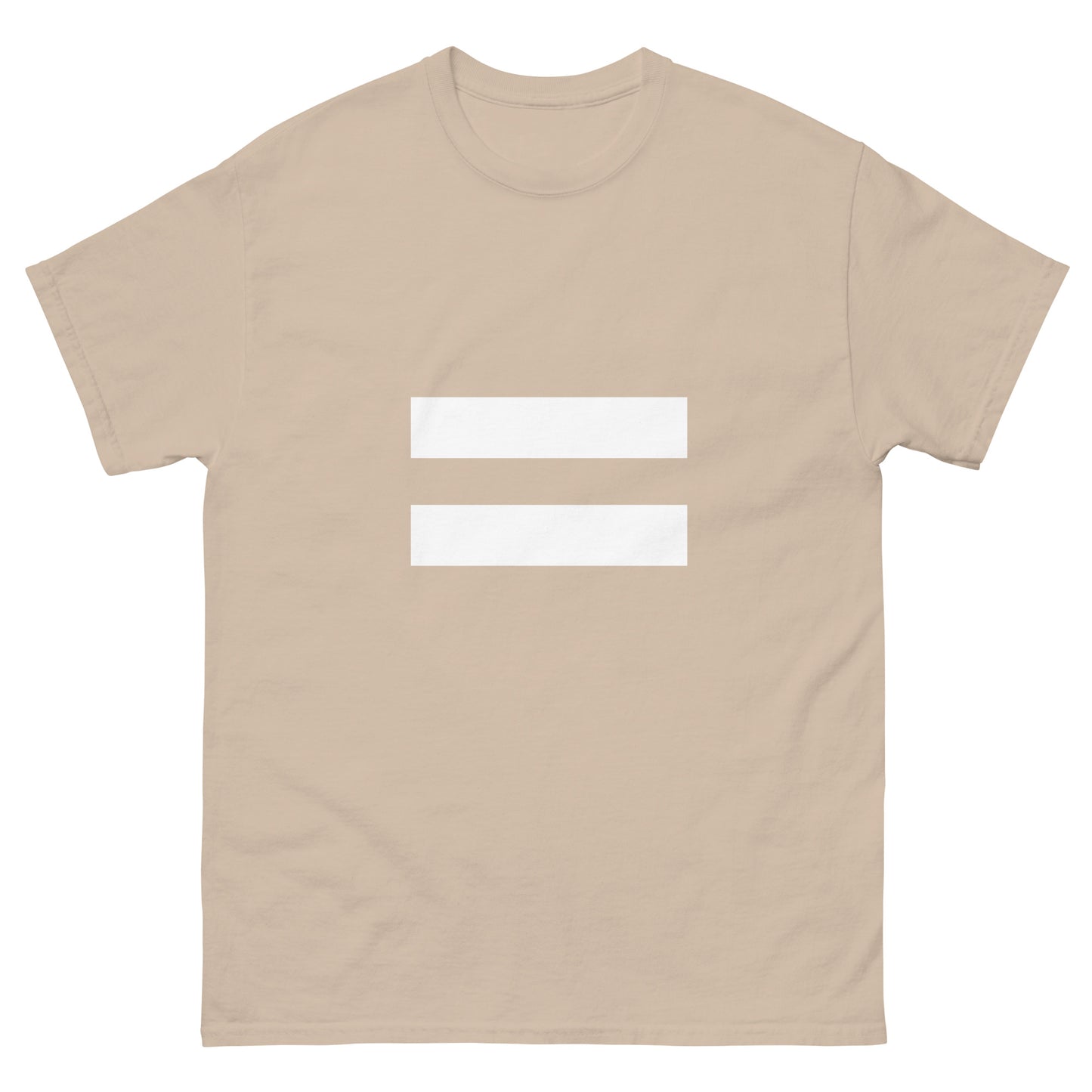 "Equal symbol WL" Men's classic tee