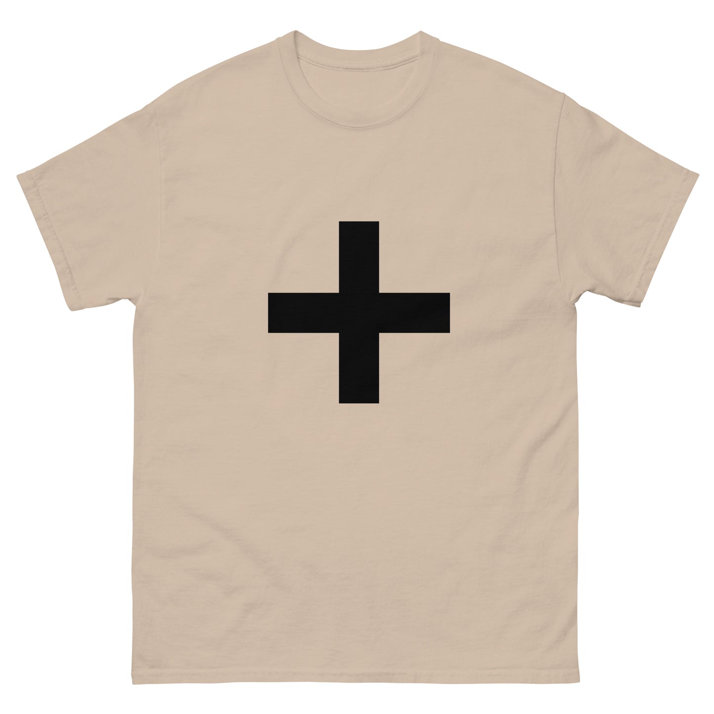 "Plus symbol BL" Men's classic tee