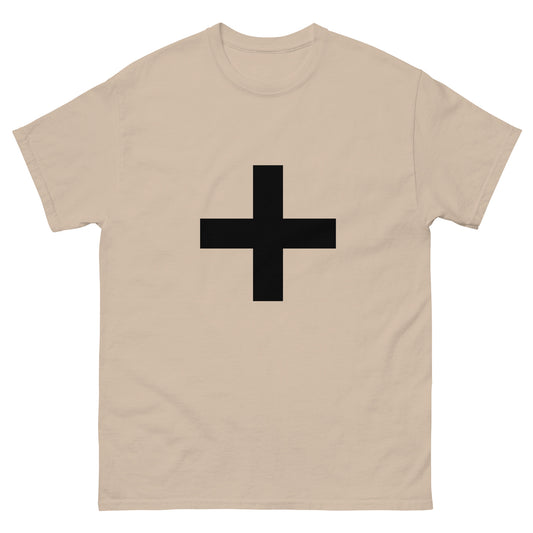 "Plus symbol BL" Men's classic tee