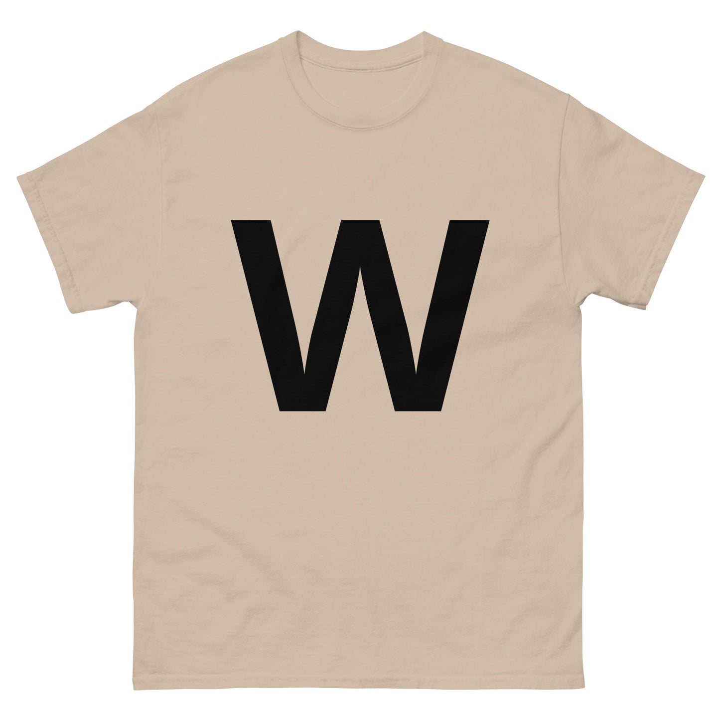 "W letter BL" Men's classic tee