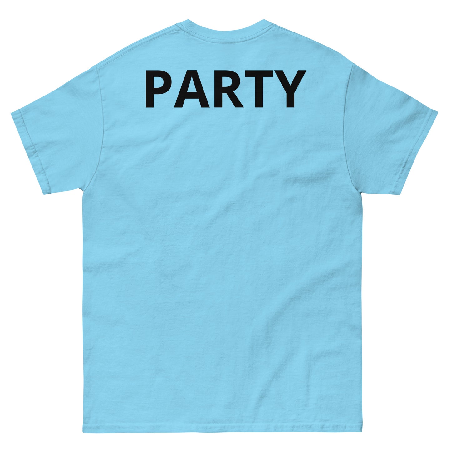 "BUSINESS at the front, PARTY at the back BL" Men's classic tee