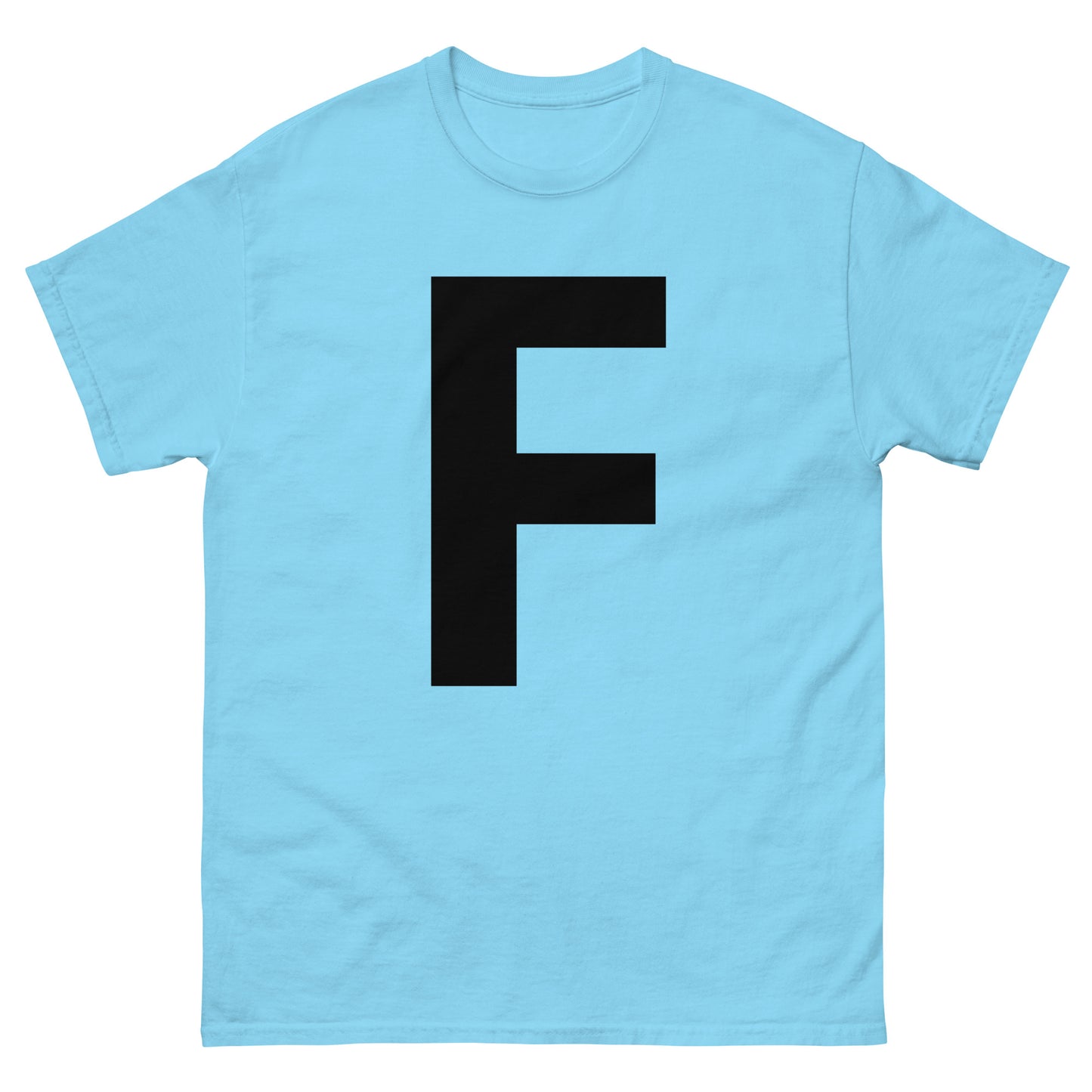 "F letter BL" Men's classic tee