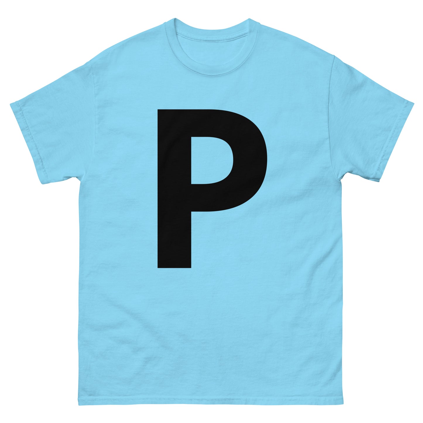 "P letter BL" Men's classic tee