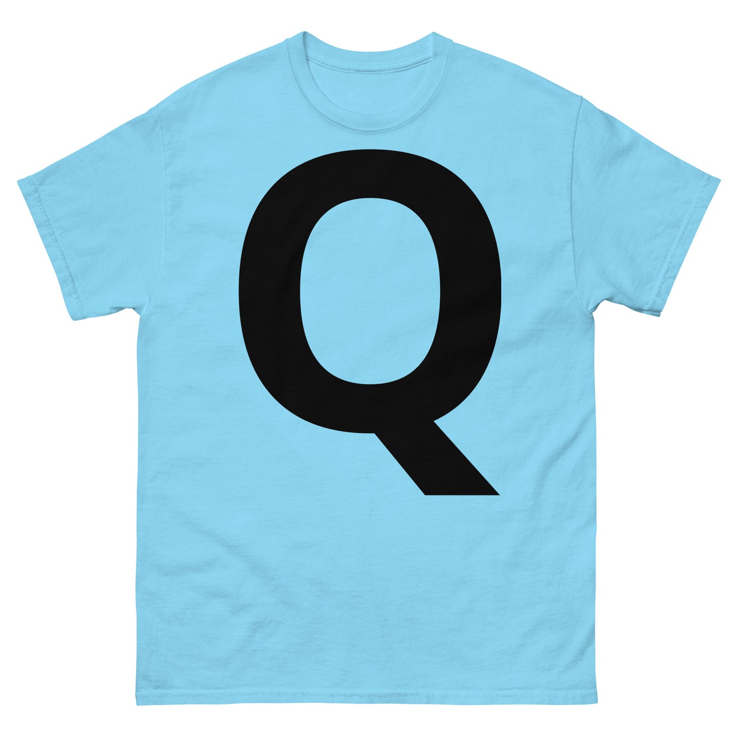 "Q  letter BL" Men's classic tee