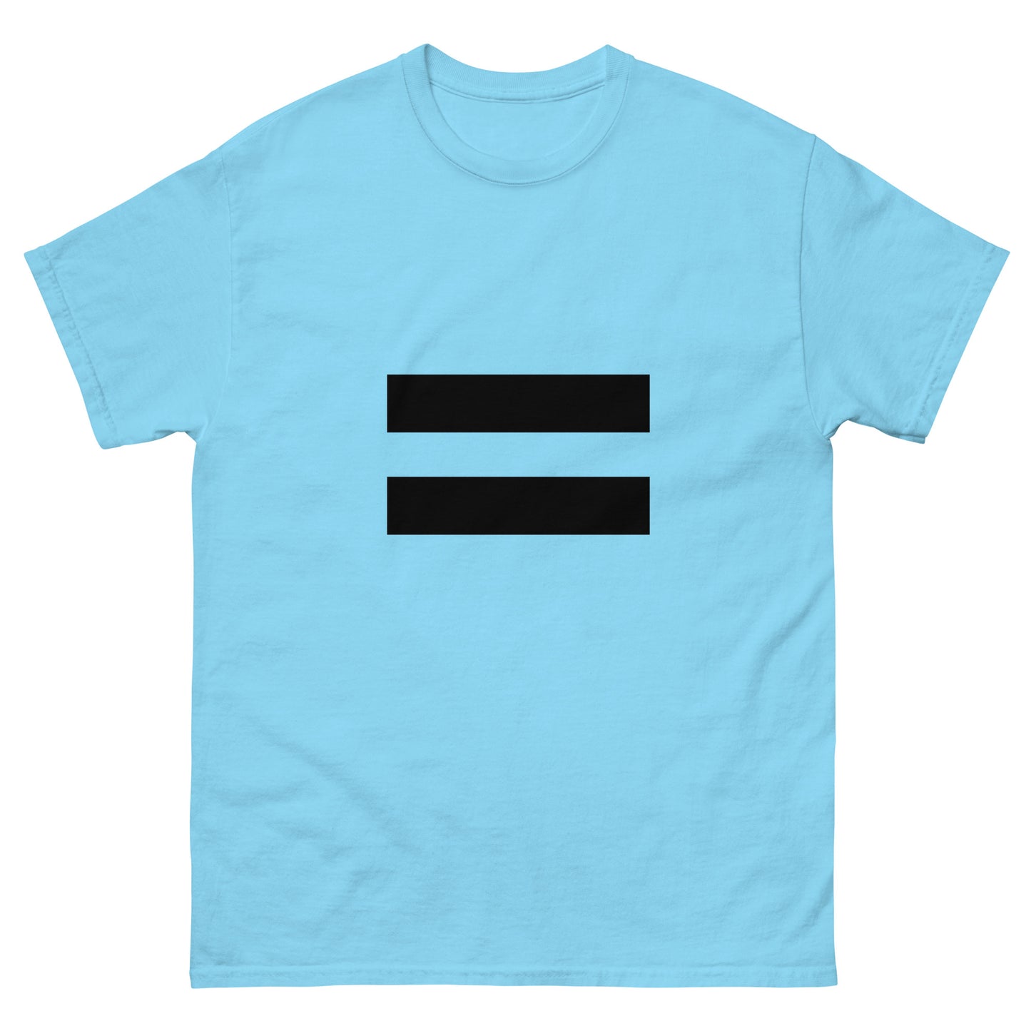 "Equal symbol BL" Men's classic tee