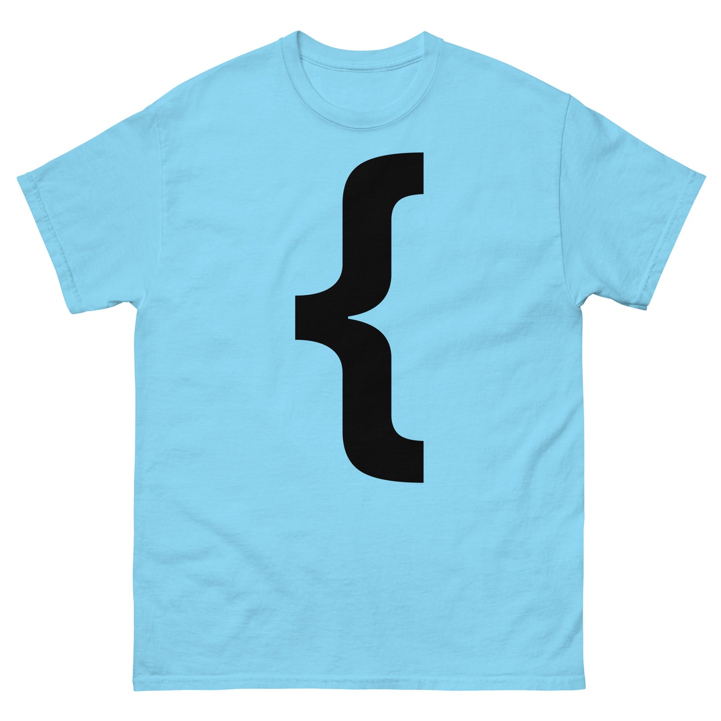 "Left curly brace symbol BL" Men's classic tee