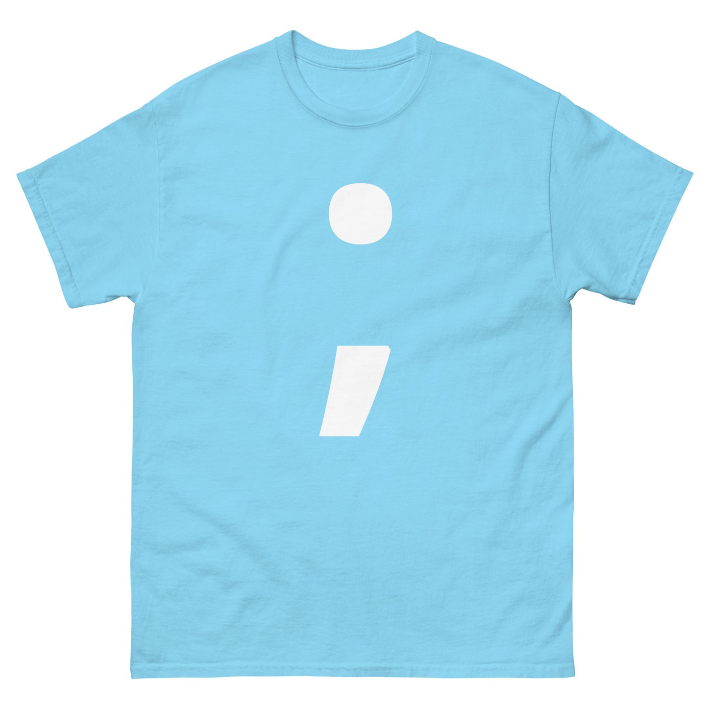 "Semicolon symbol WL" Men's classic tee