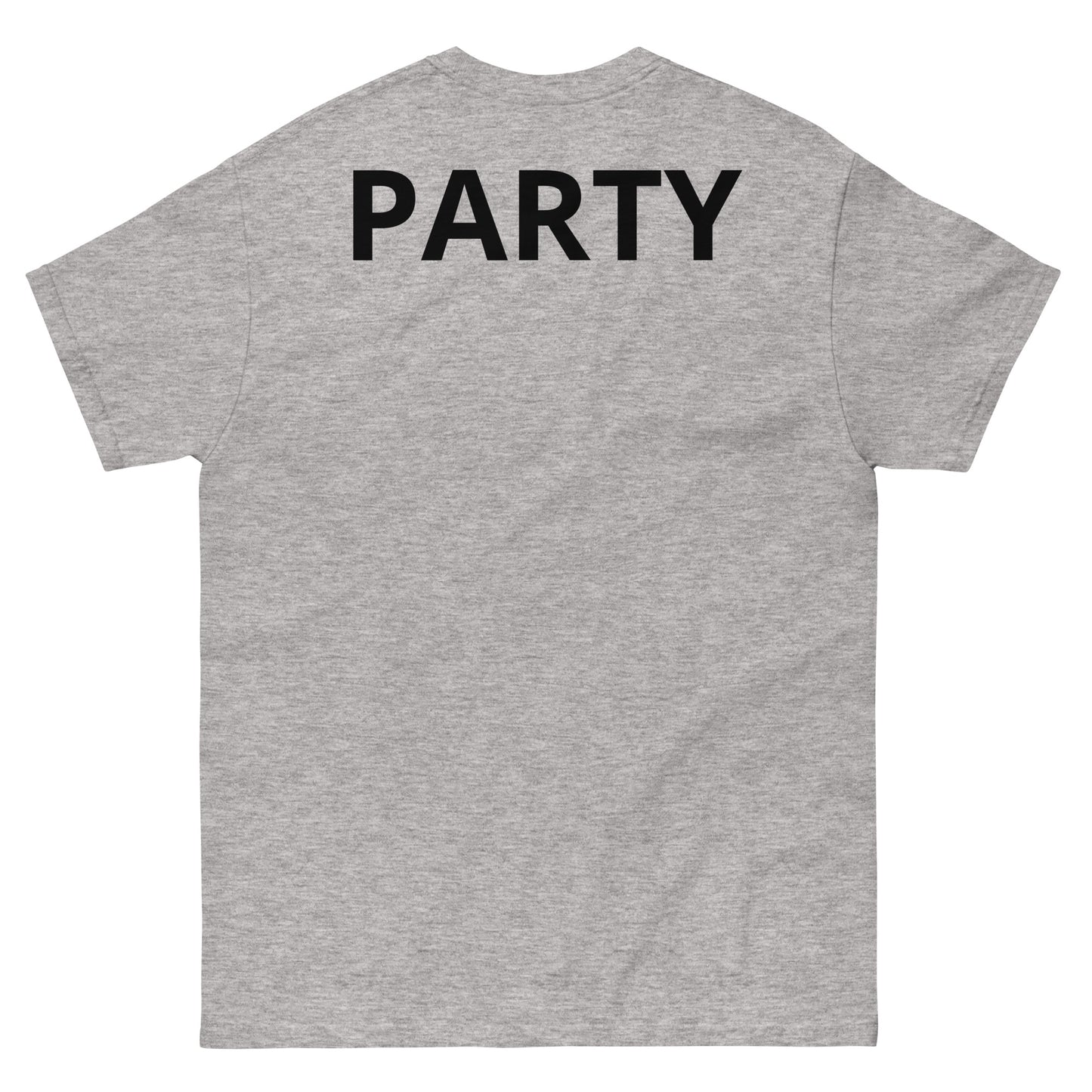 "BUSINESS at the front, PARTY at the back BL" Men's classic tee