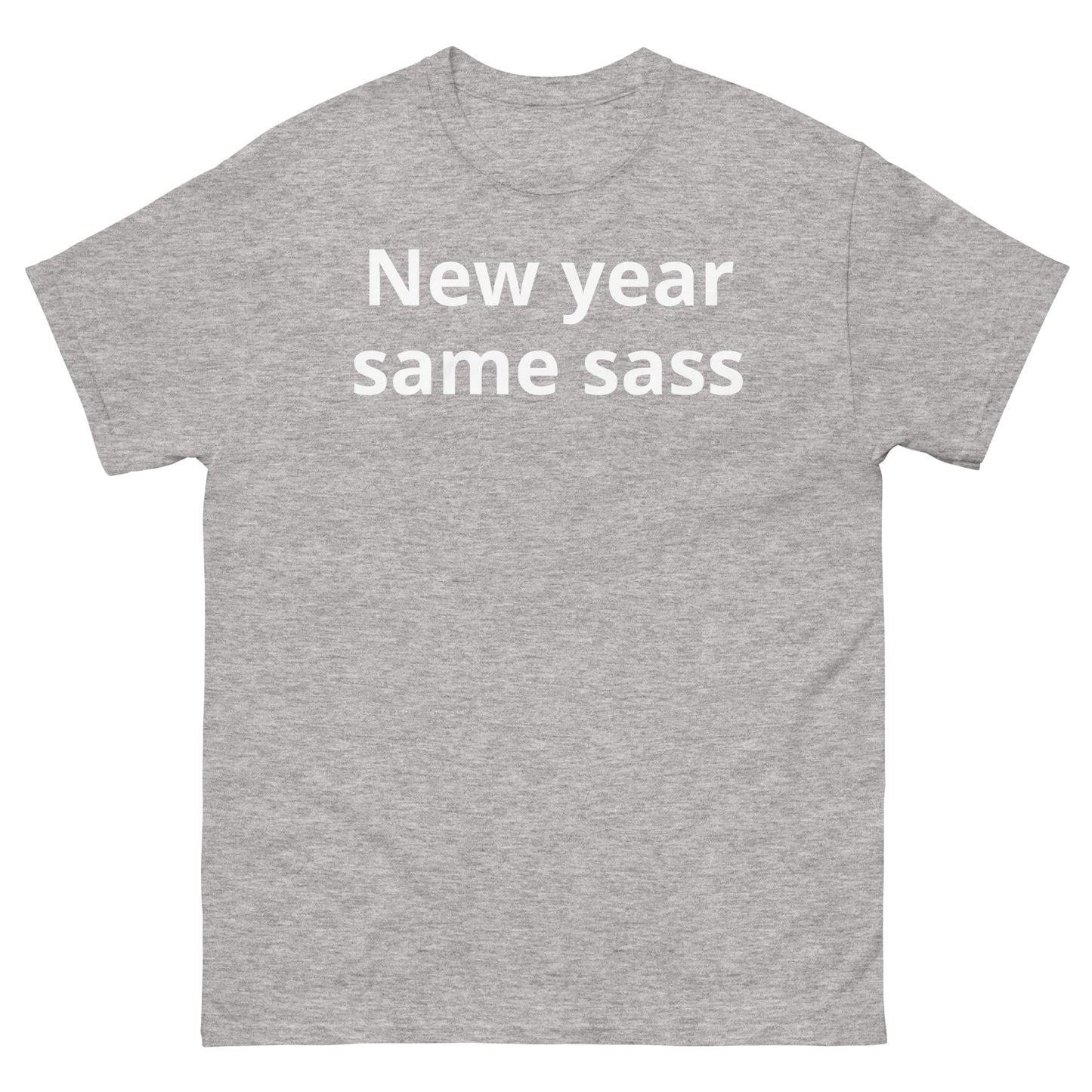 "New year, same sass WL" Men's classic tee