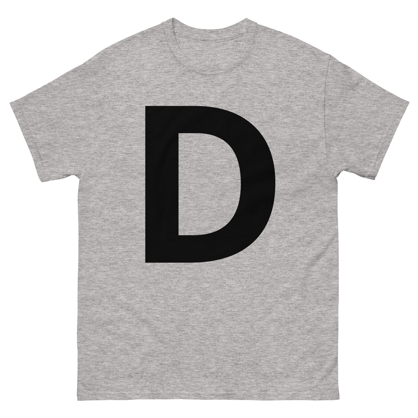 "D letter BL" Men's classic tee