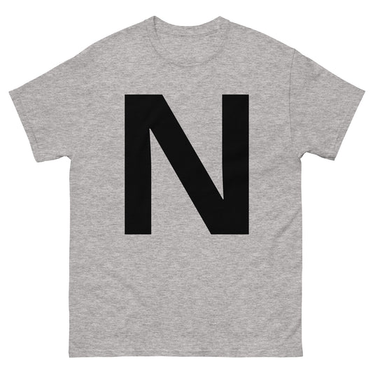 "N letter BL" Men's classic tee