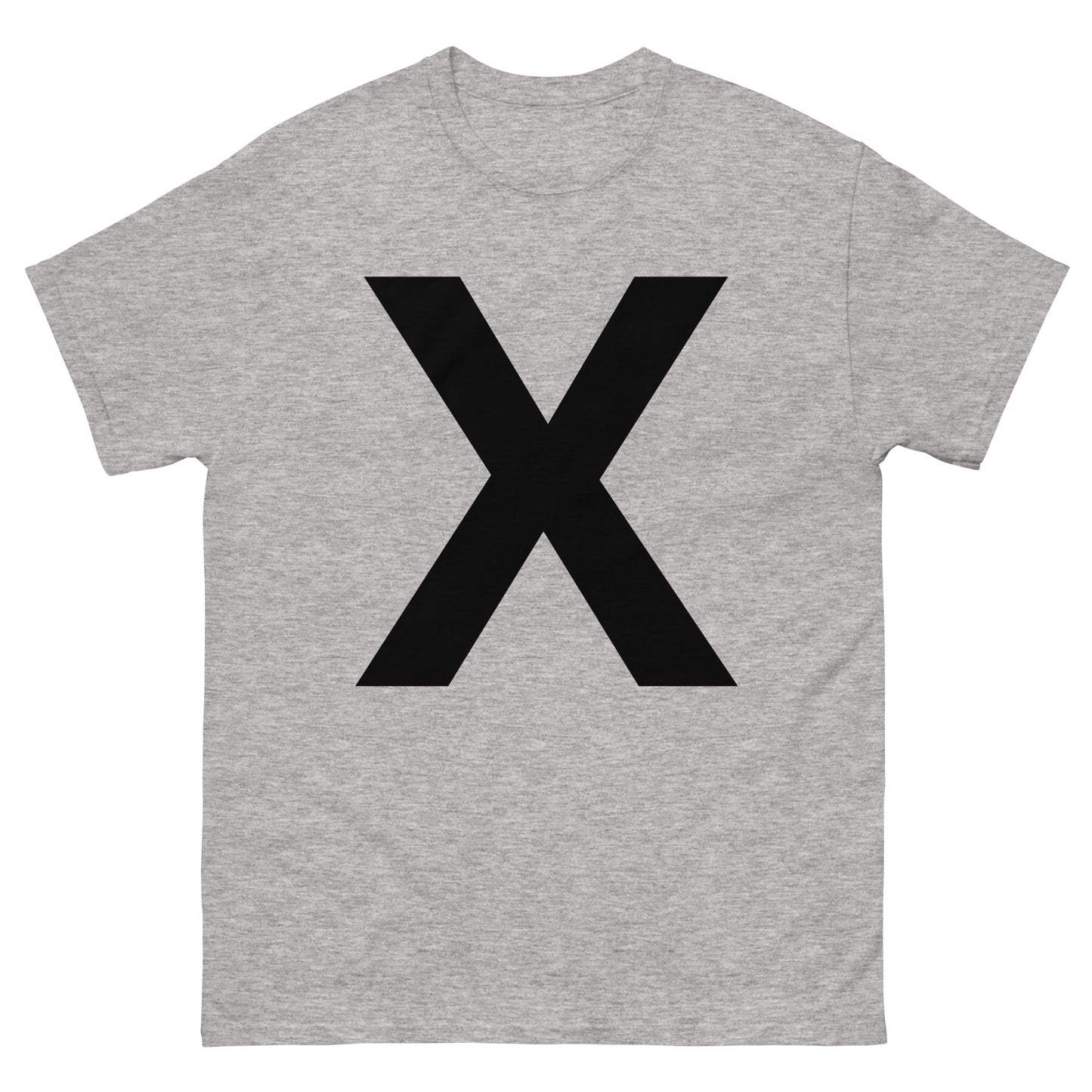 "X letter BL" Men's classic tee