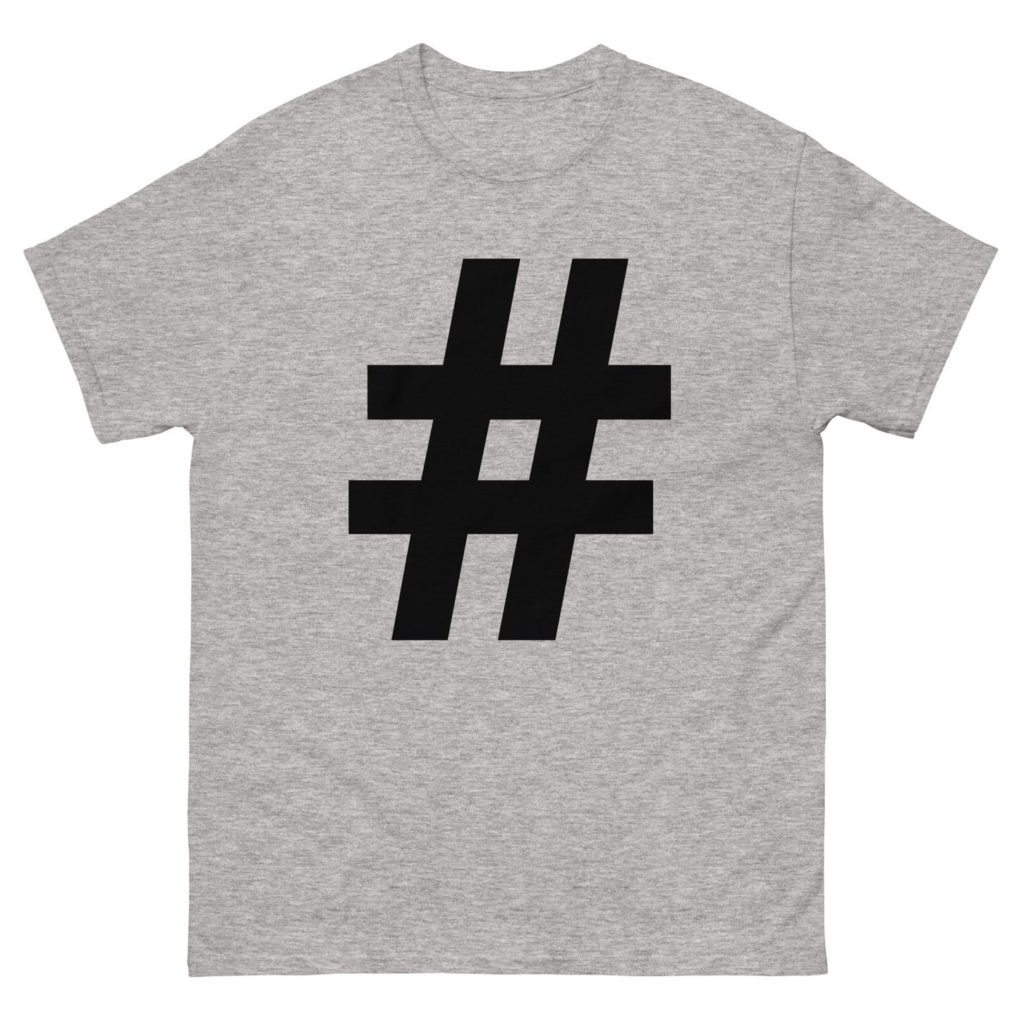 "Hash symbol BL" Men's classic tee