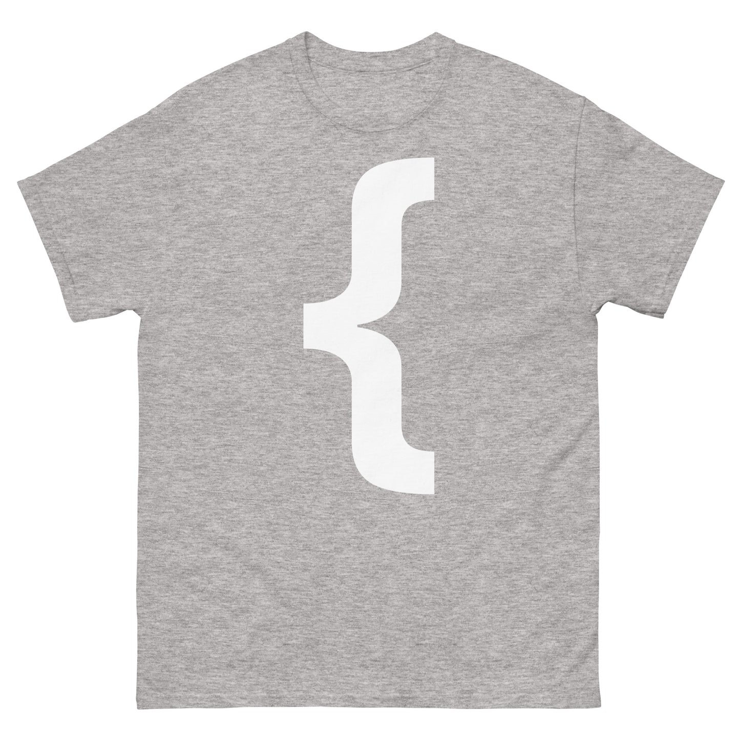 "Left curly brace symbol WL" Men's classic tee