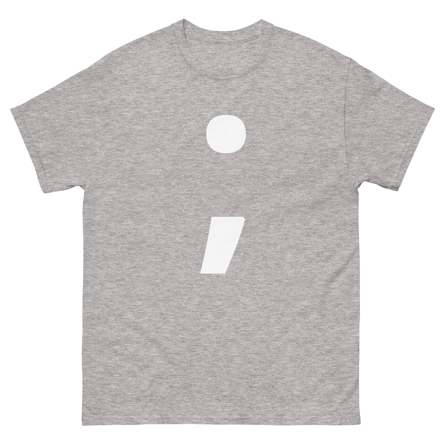 "Semicolon symbol WL" Men's classic tee