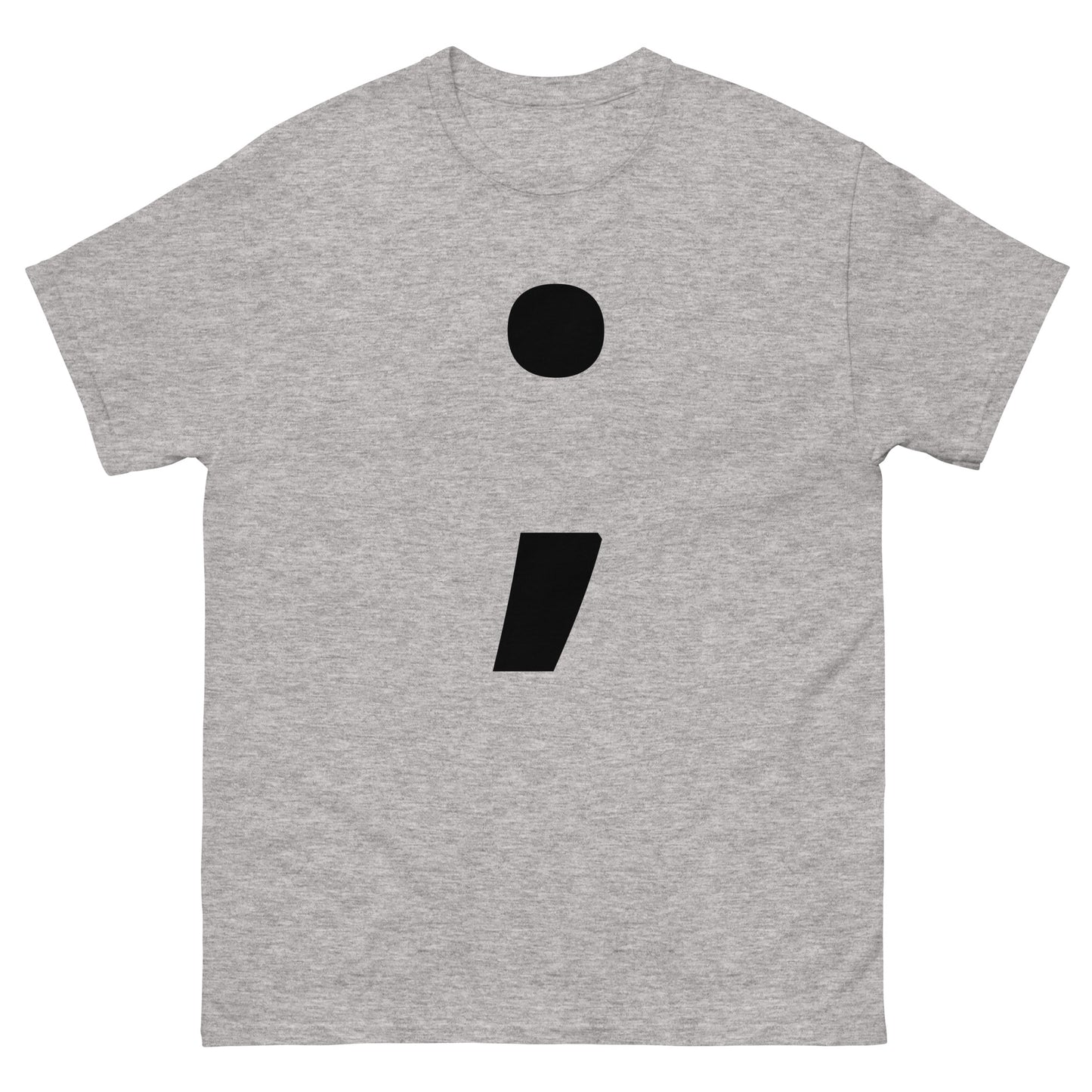 "Semicolon symbol BL" Men's classic tee