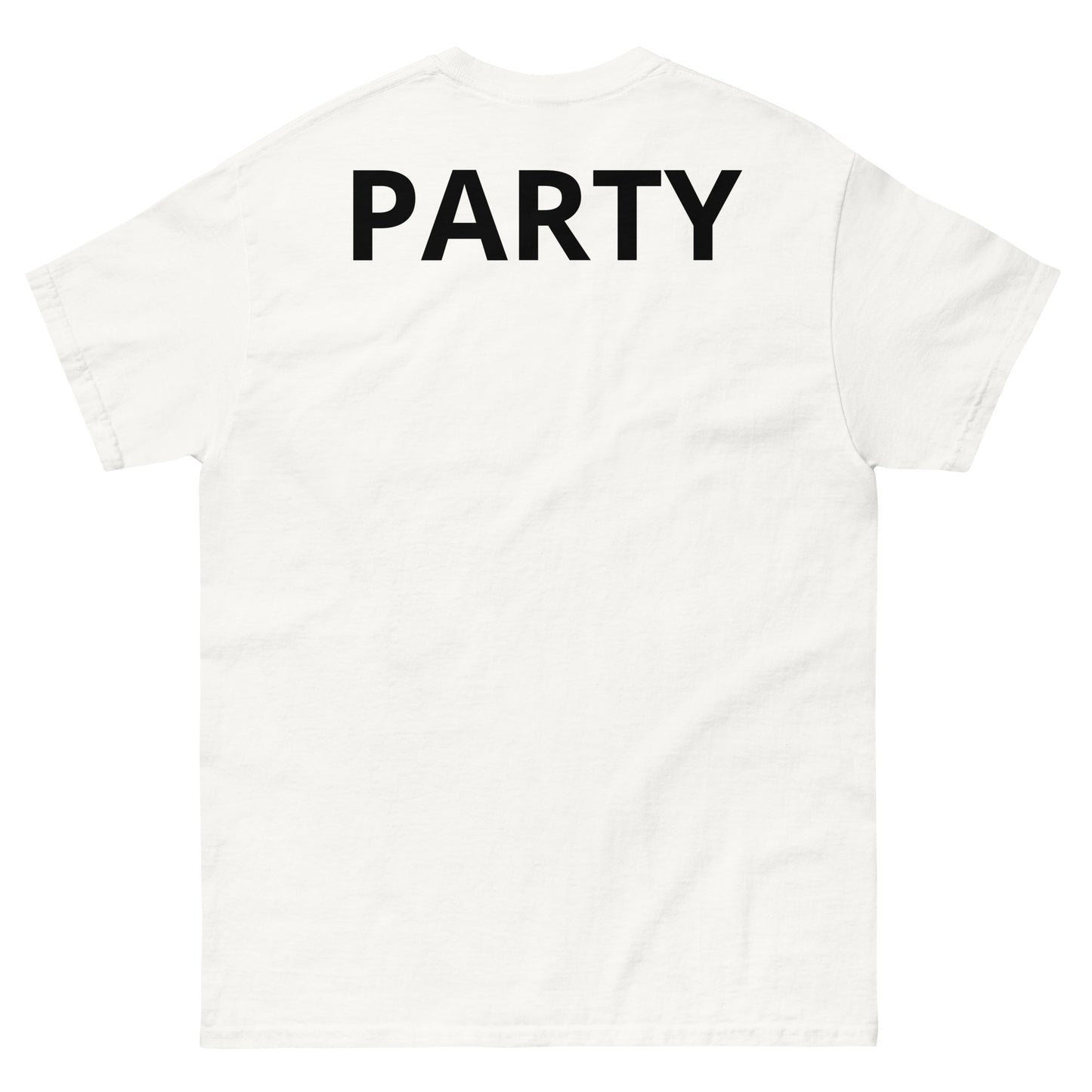 "BUSINESS at the front, PARTY at the back BL" Men's classic tee