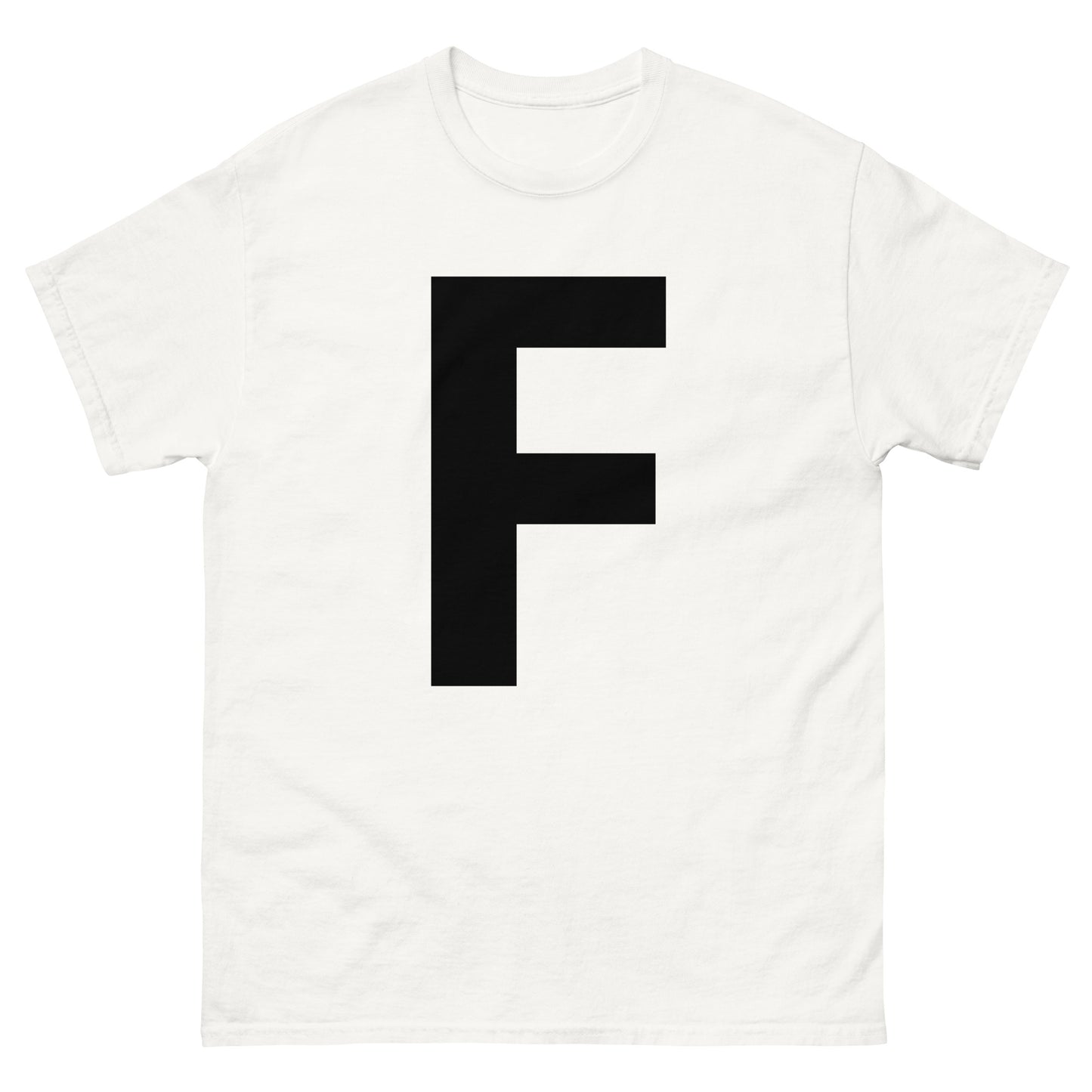 "F letter BL" Men's classic tee