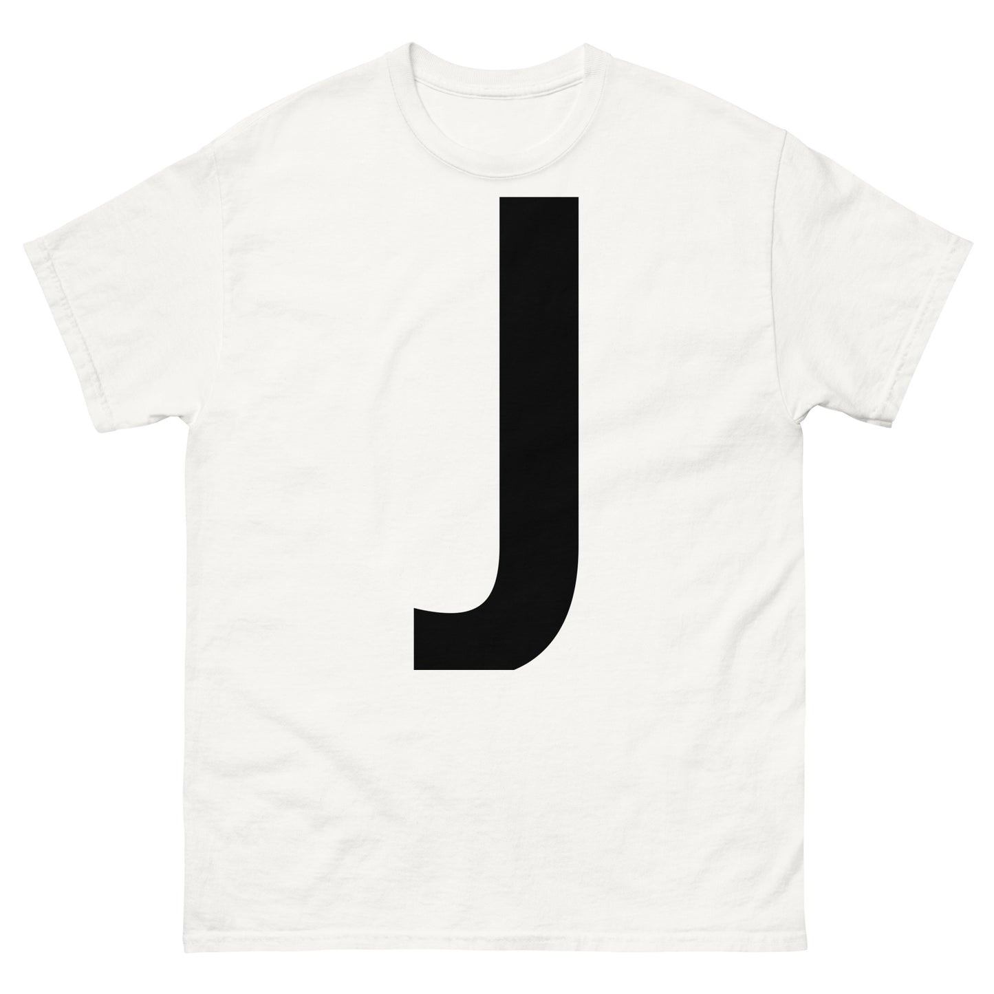 "J letter BL" Men's classic tee