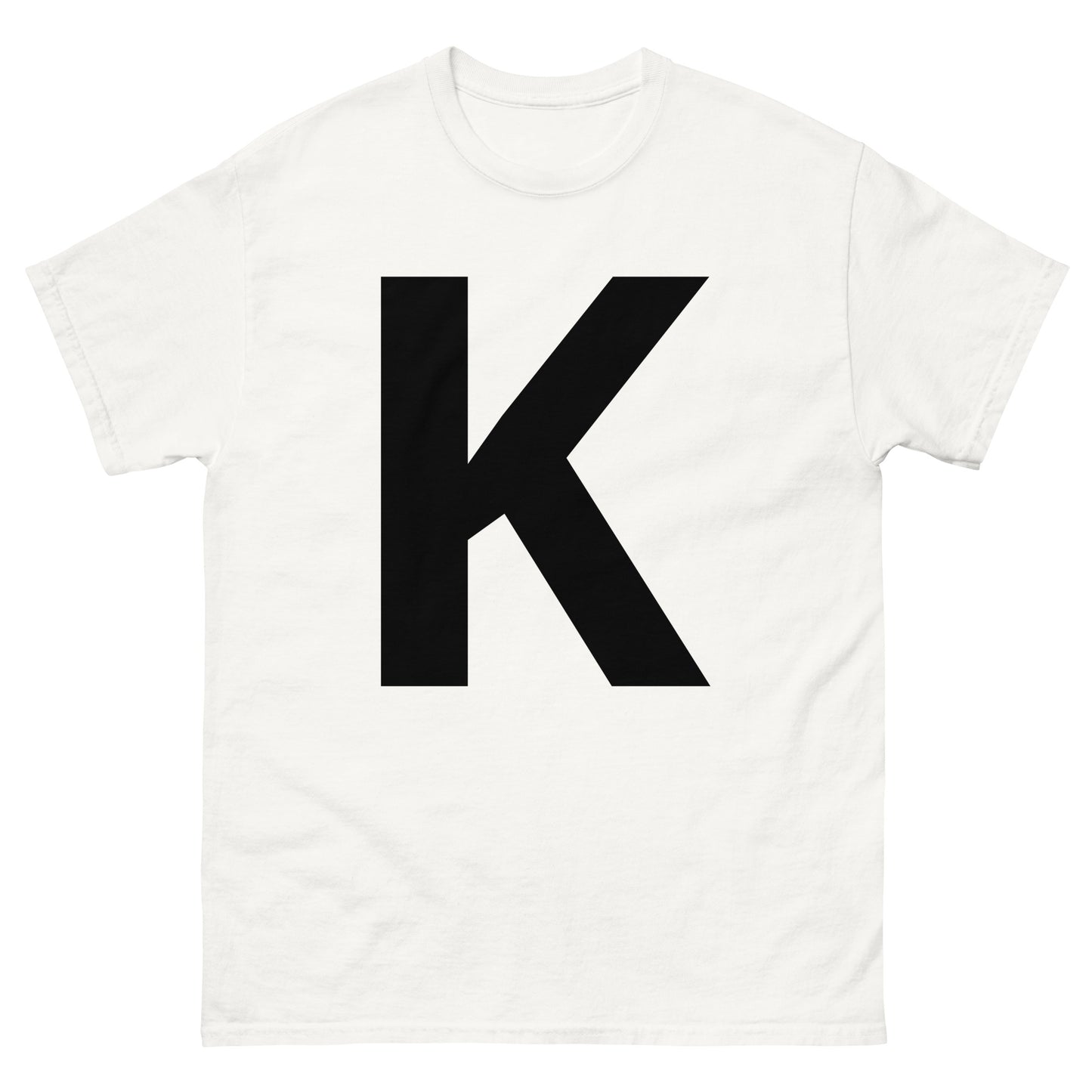 "K letter BL" Men's classic tee