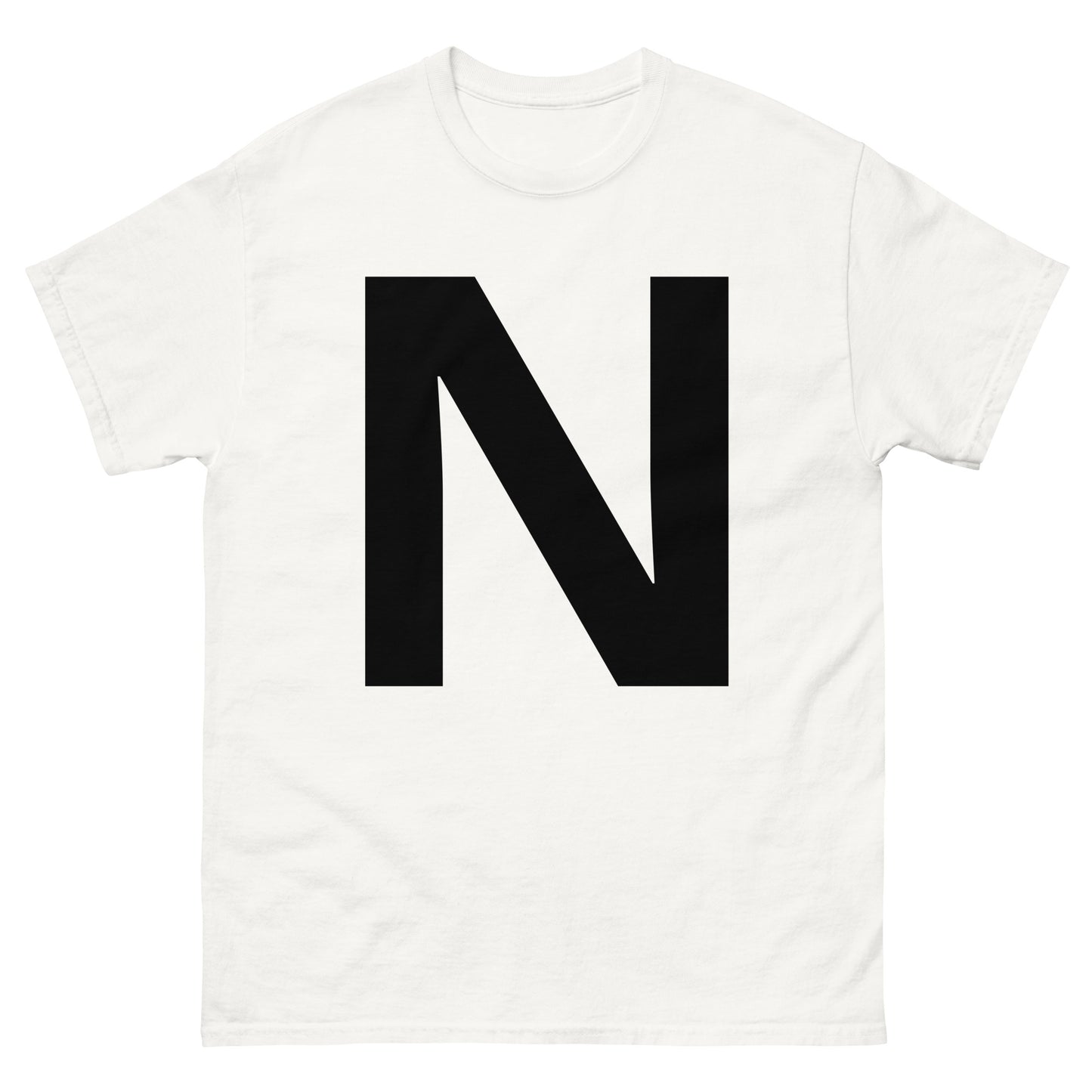 "N letter BL" Men's classic tee