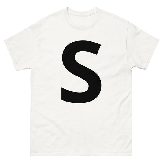 "S letter BL" Men's classic tee