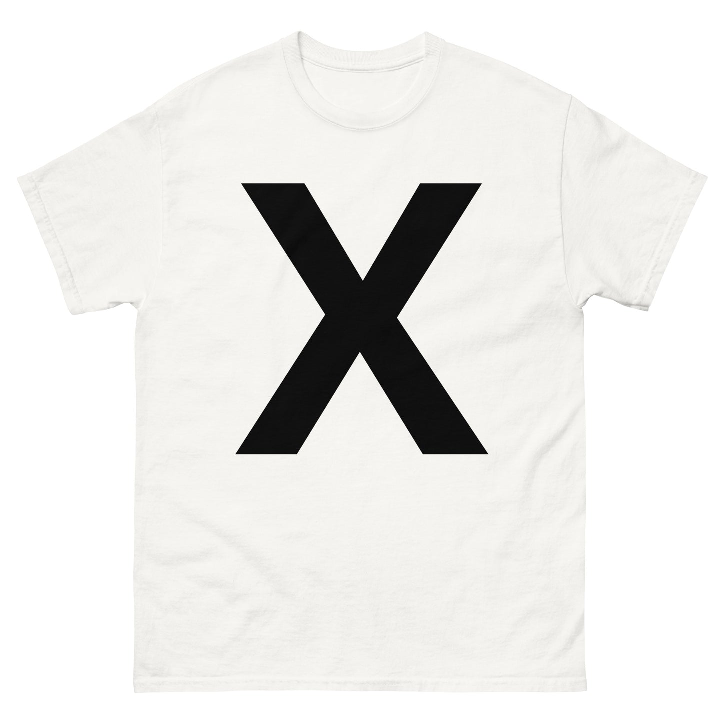 "X letter BL" Men's classic tee