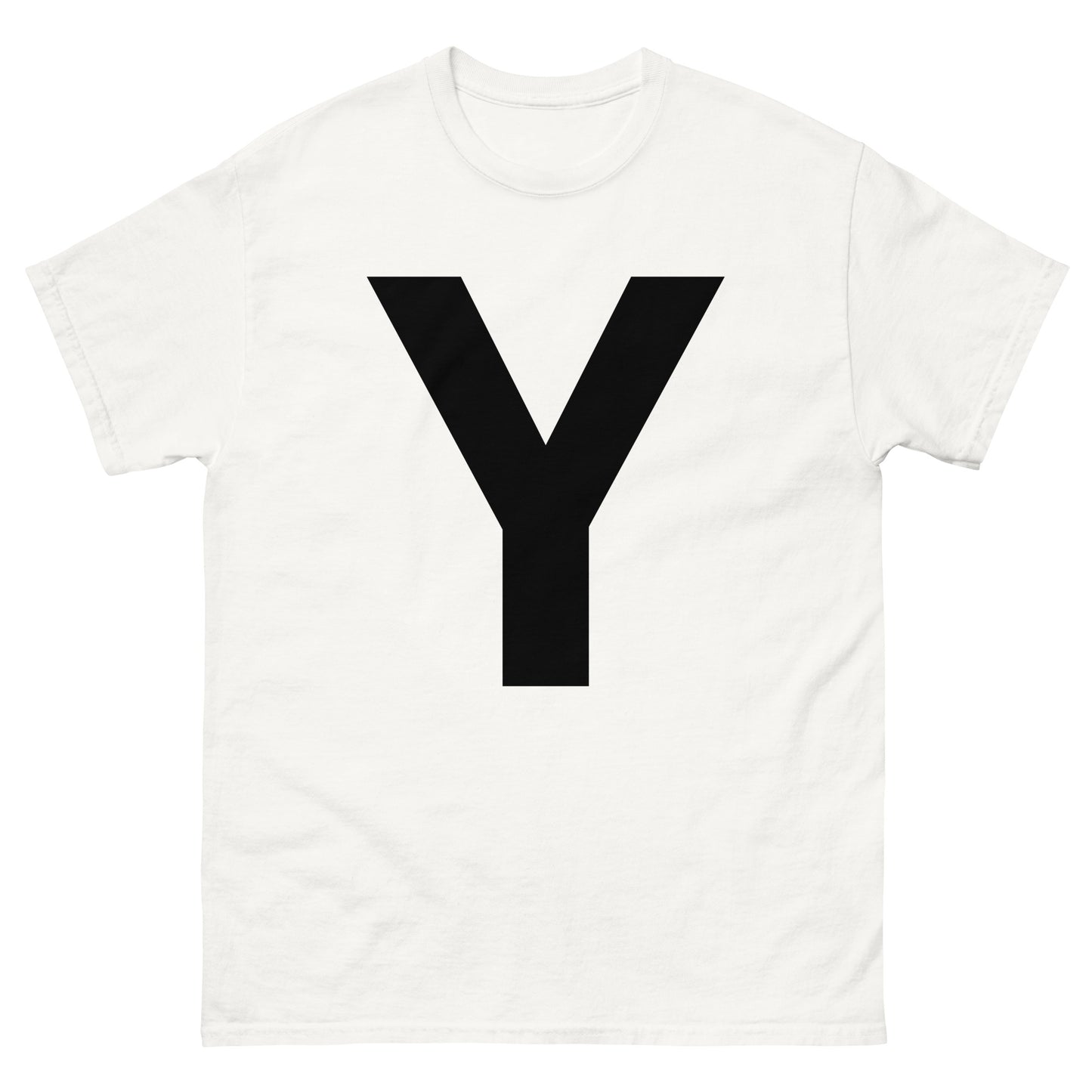 "Y letter BL" Men's classic tee