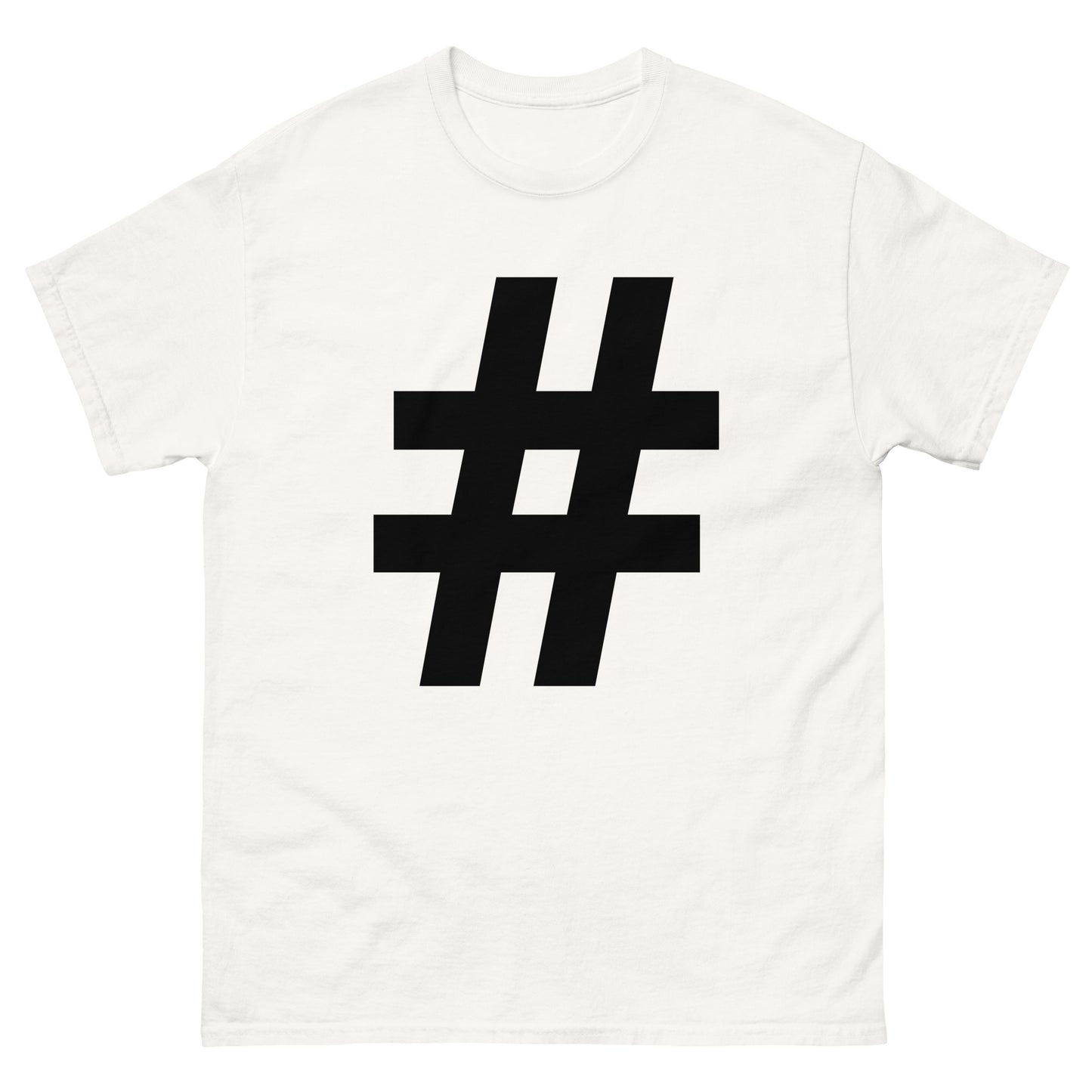 "Hash symbol BL" Men's classic tee