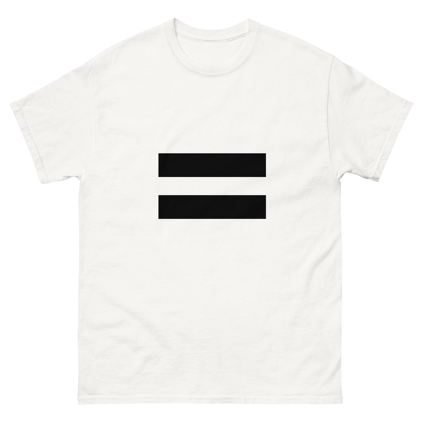 "Equal symbol BL" Men's classic tee