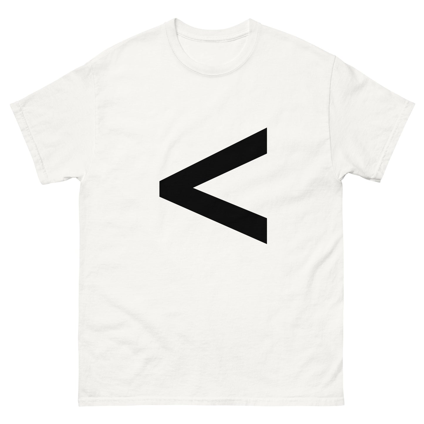 "Less than symbol BL" Men's classic tee