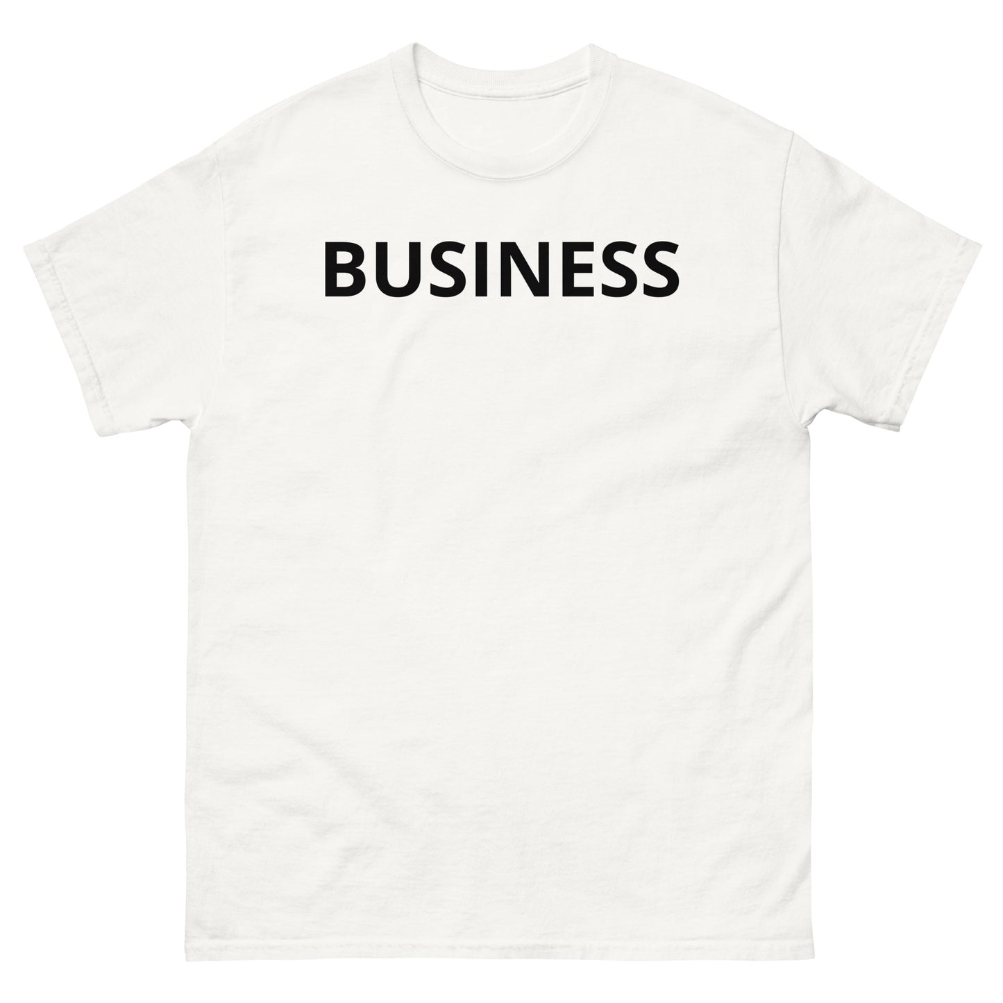 "BUSINESS at the front, PARTY at the back BL" Men's classic tee