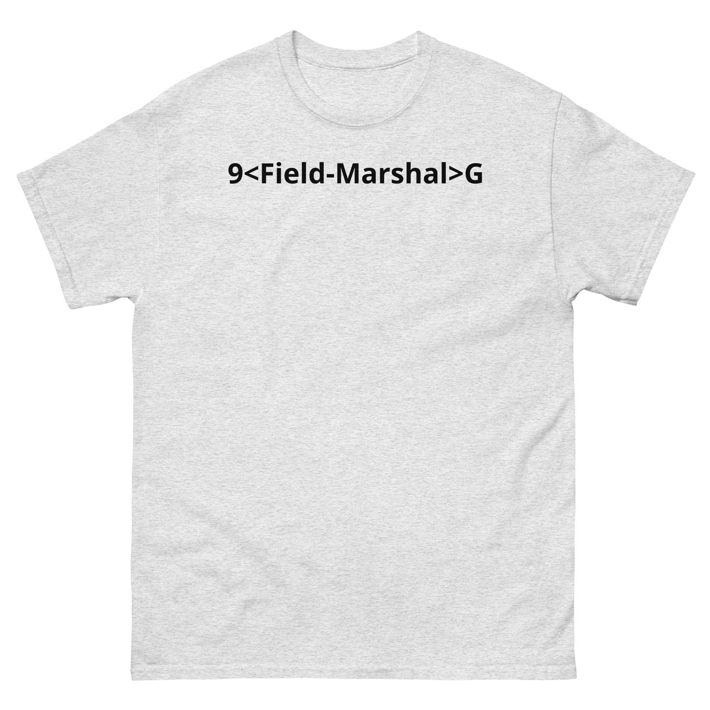 "9<Field-Marshal>G BL" Men's classic tee