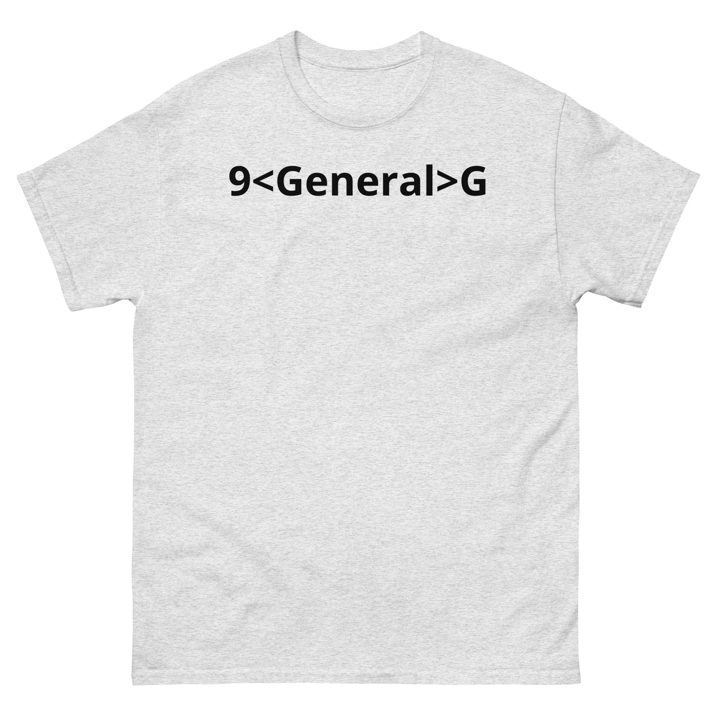 "9<General>G BL" Men's classic tee