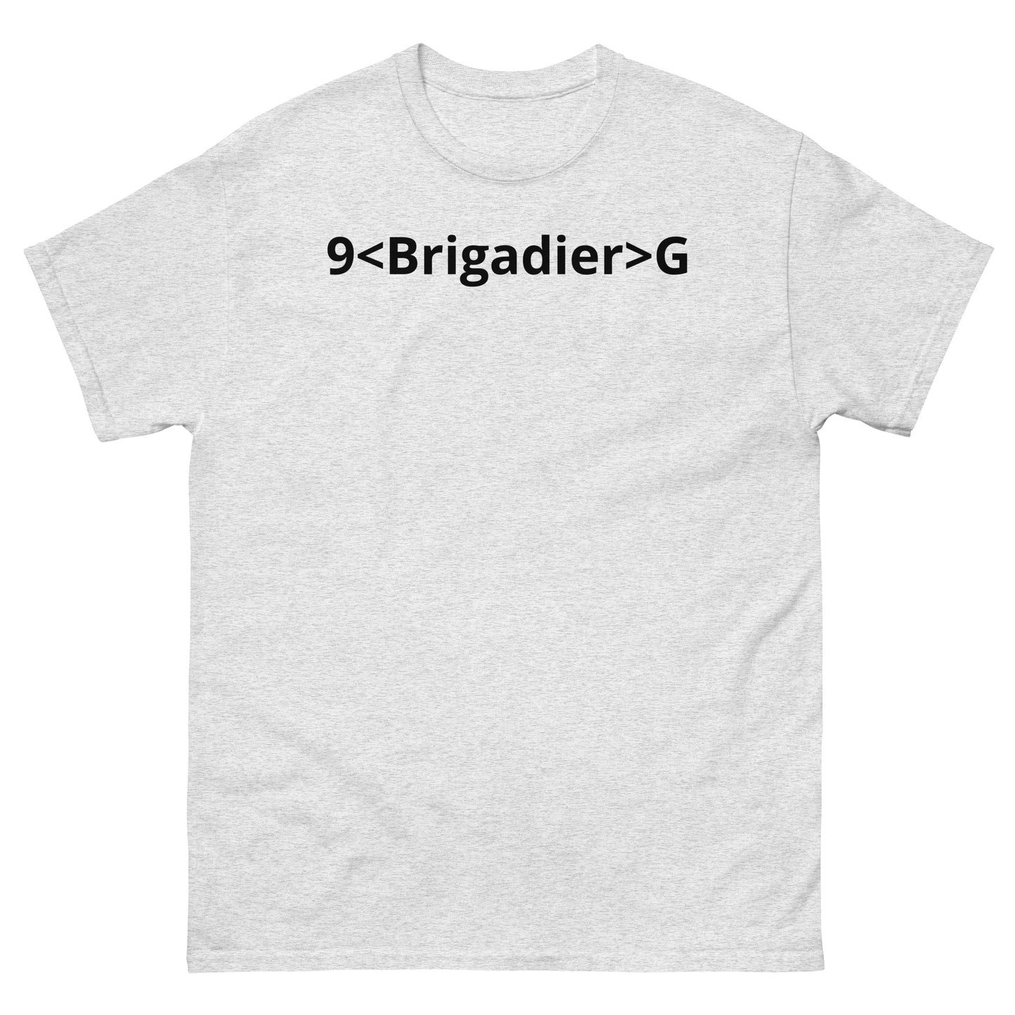 "9<Brigadier>G BL" Men's classic tee