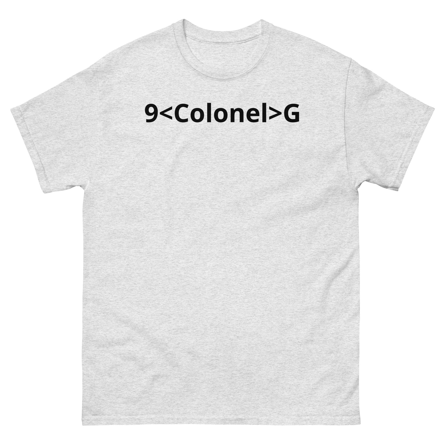 "9<Colonel>G BL" Men's classic tee