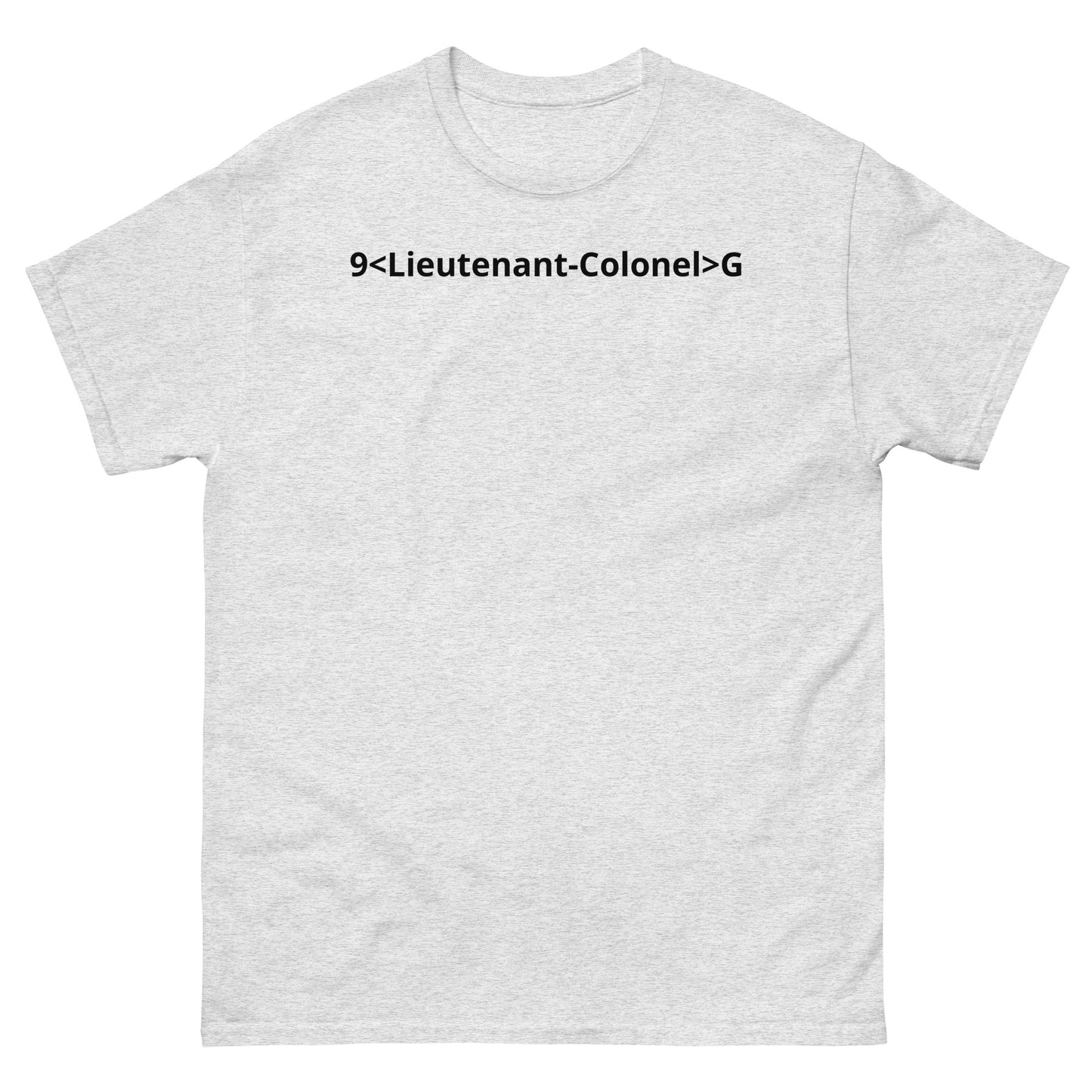 "9<Lieutenant-Colonel>G BL" Men's classic tee