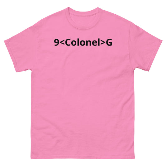 "9<Colonel>G BL" Men's classic tee