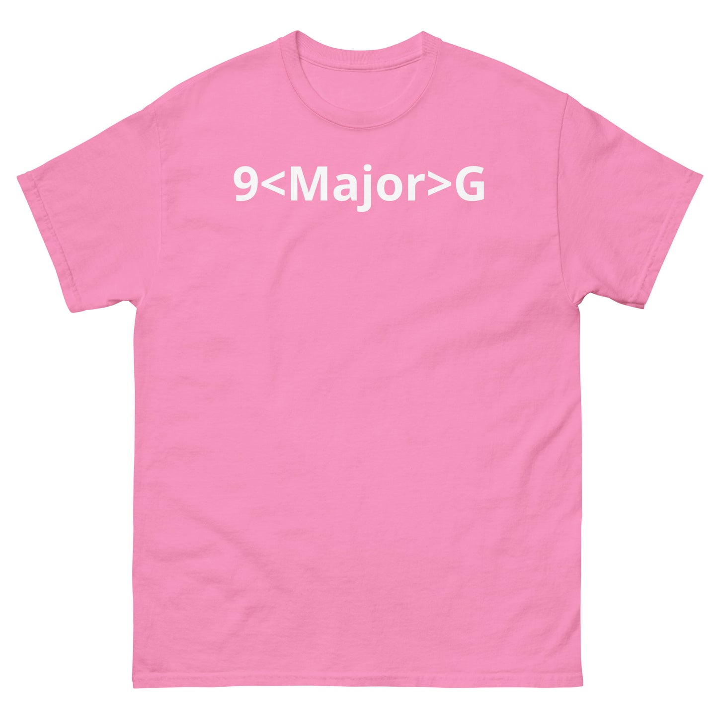 "9<Major>G WL" Men's classic tee