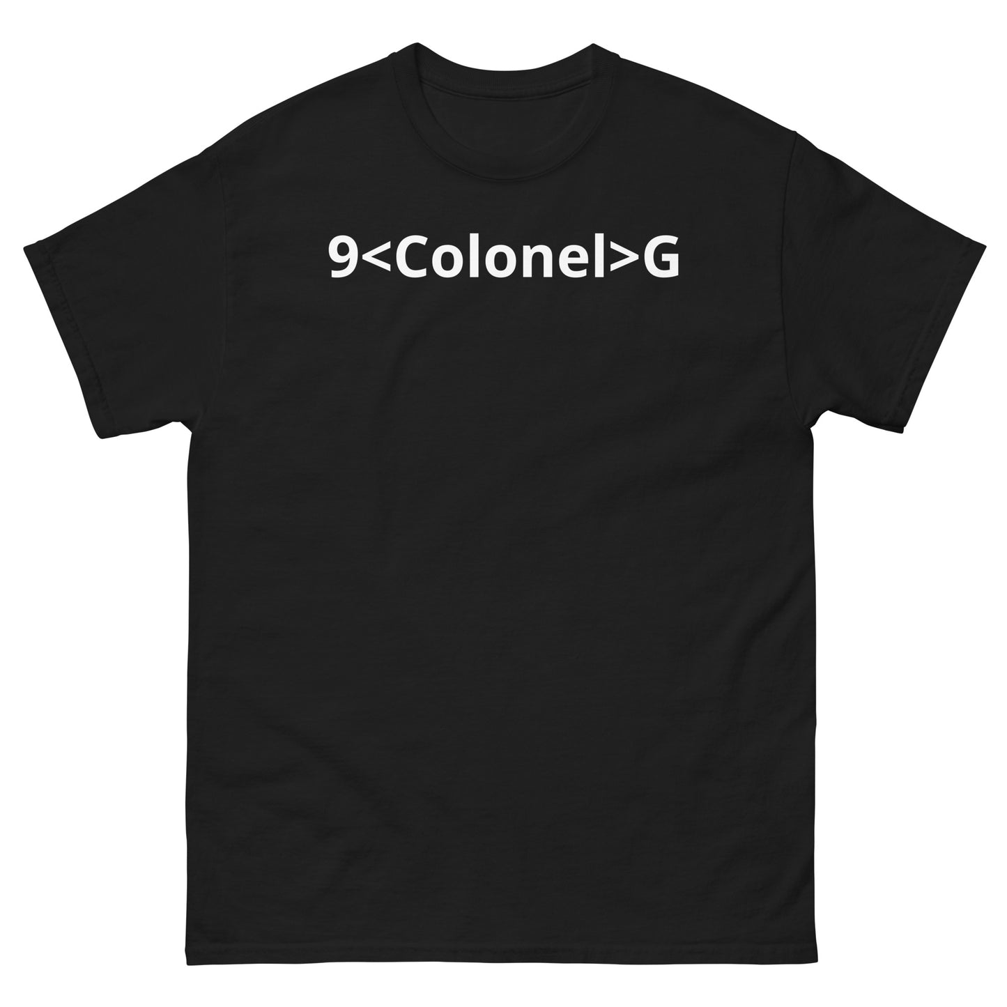 "9<Colonel>G WL" Men's classic tee