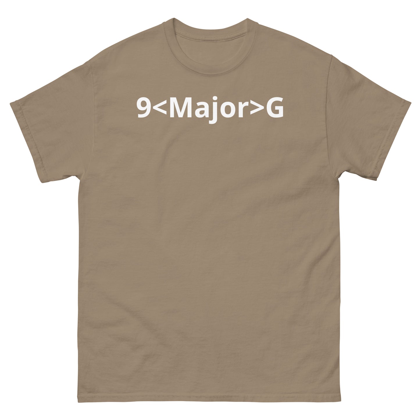 "9<Major>G WL" Men's classic tee