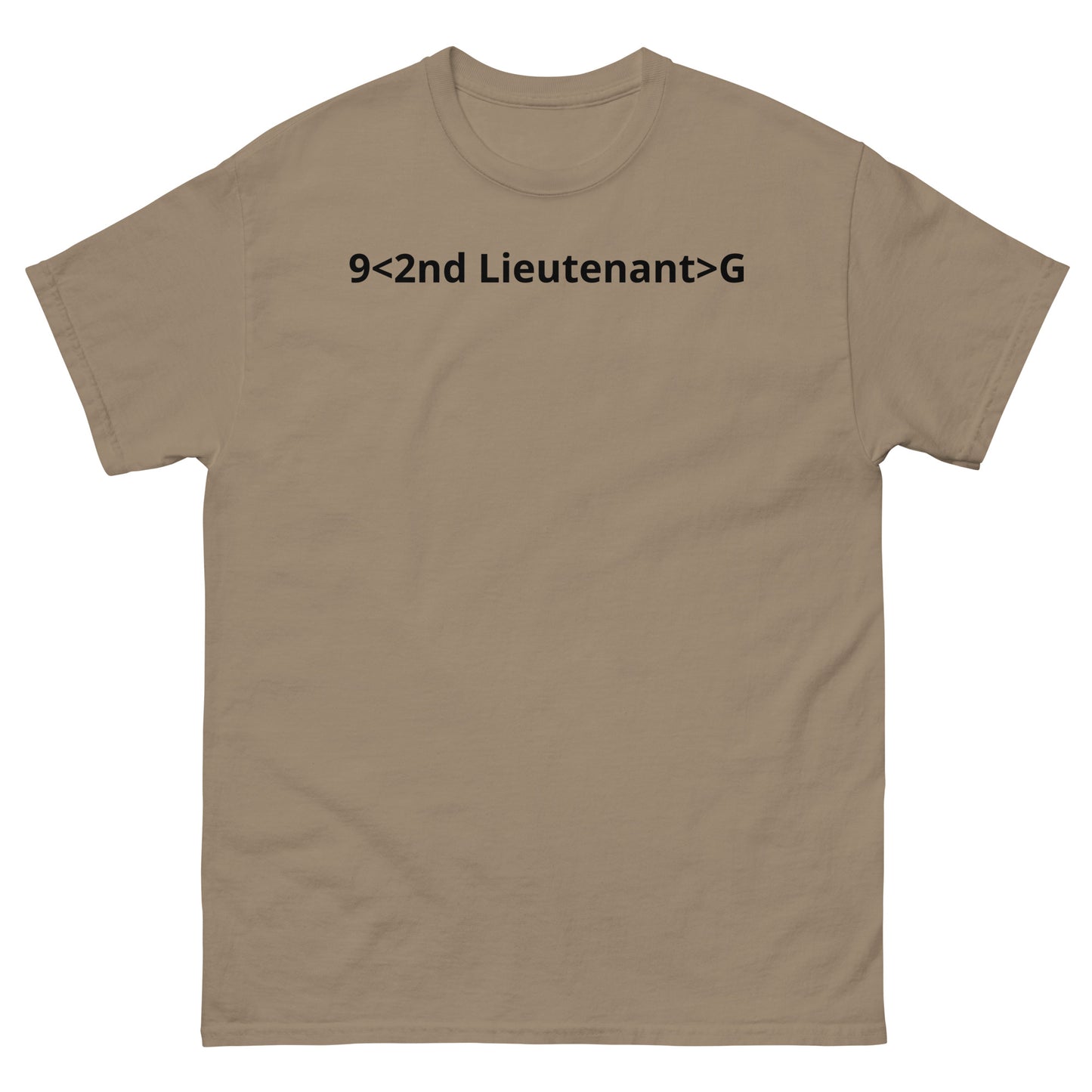 "9<2nd Lieutenant>G BL" Men's classic tee