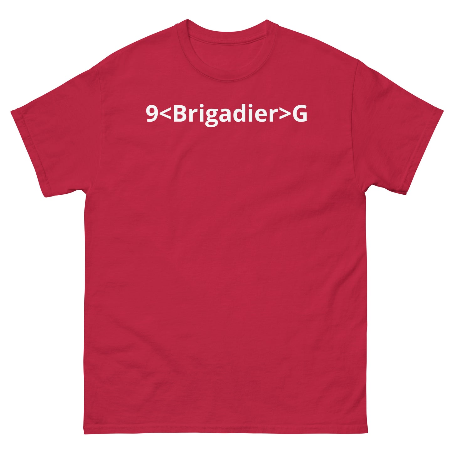 "9<Brigadier>G WL" Men's classic tee