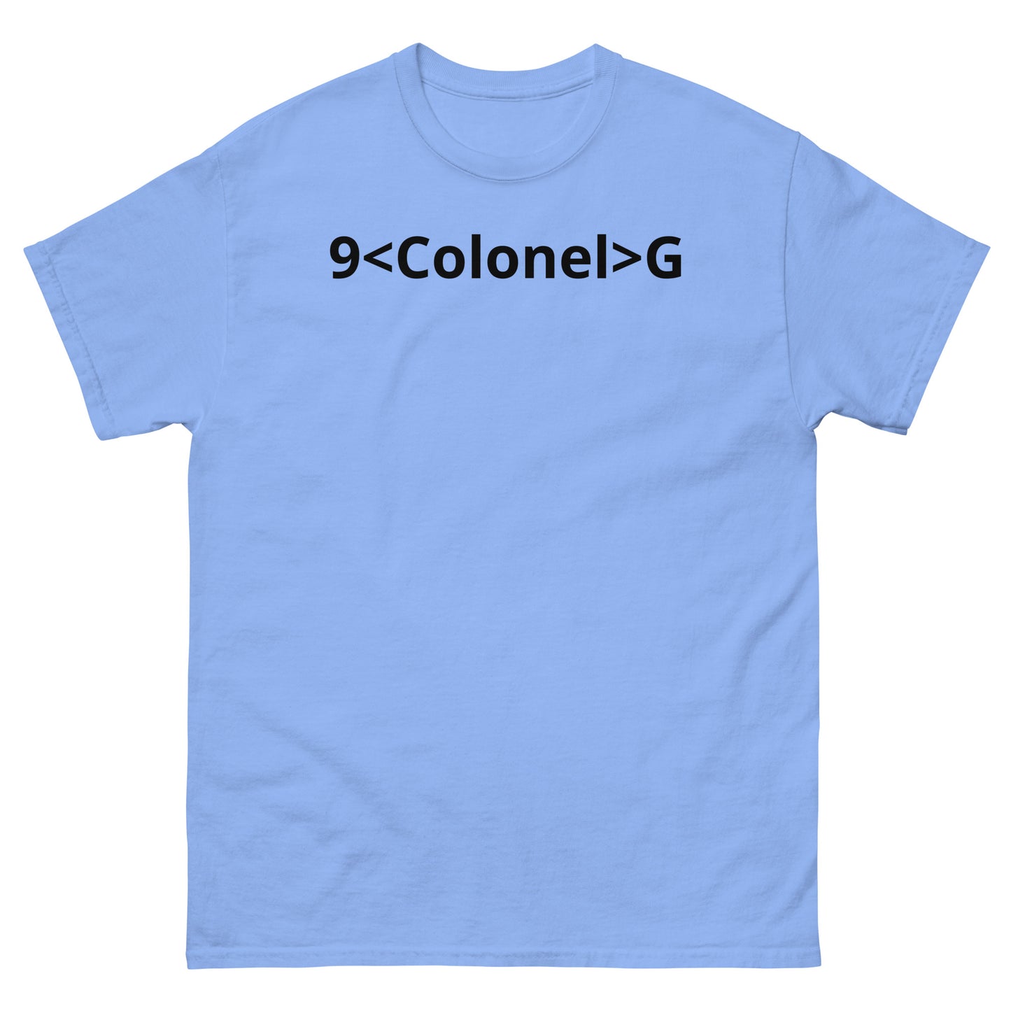 "9<Colonel>G BL" Men's classic tee