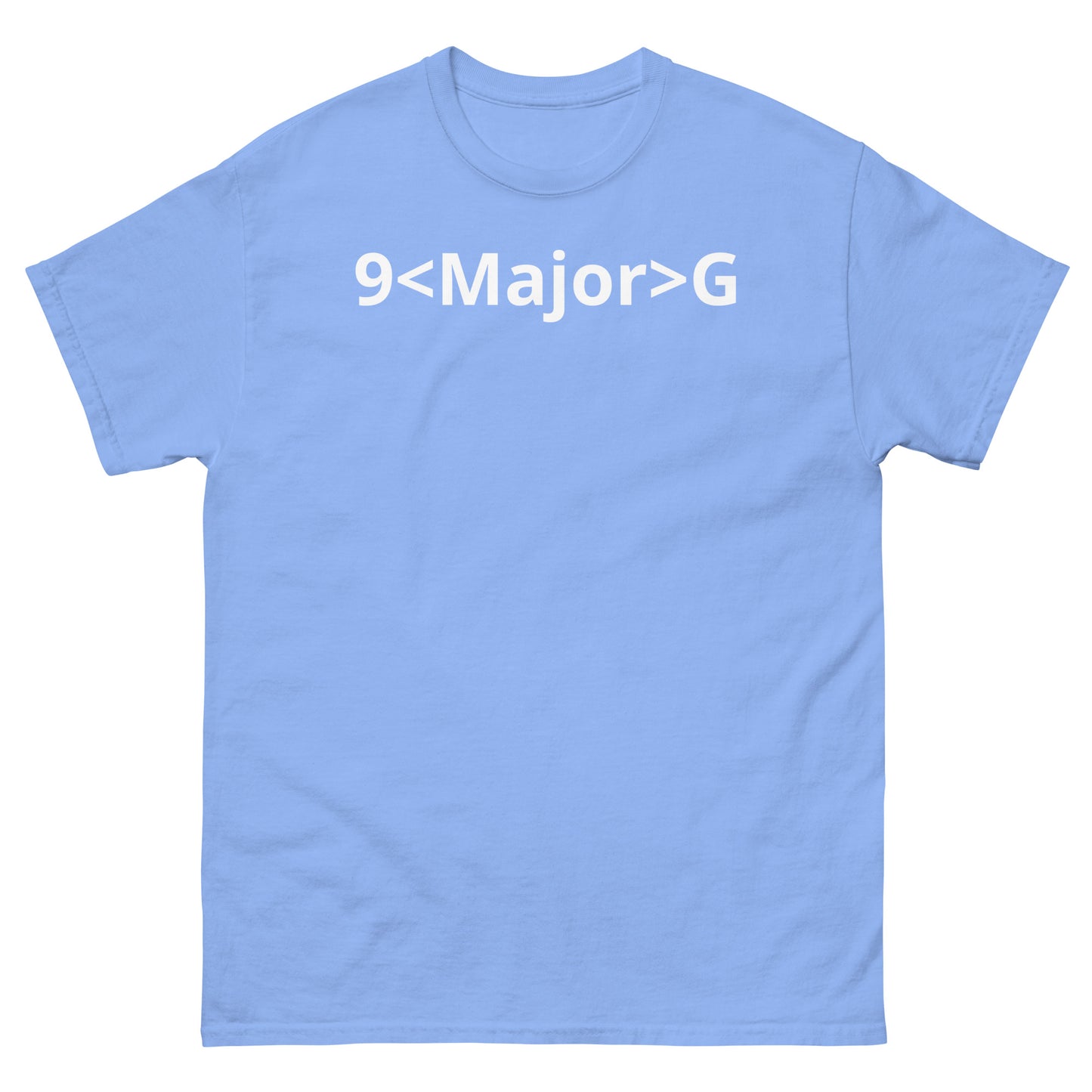 "9<Major>G WL" Men's classic tee