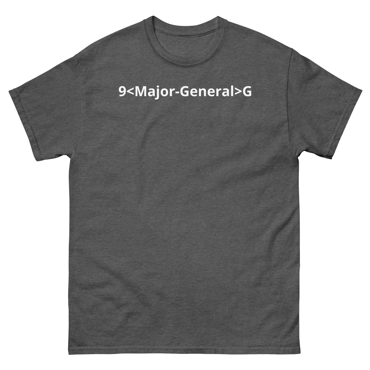 "9<Major-General>G WL" Men's classic tee