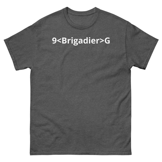 "9<Brigadier>G WL" Men's classic tee