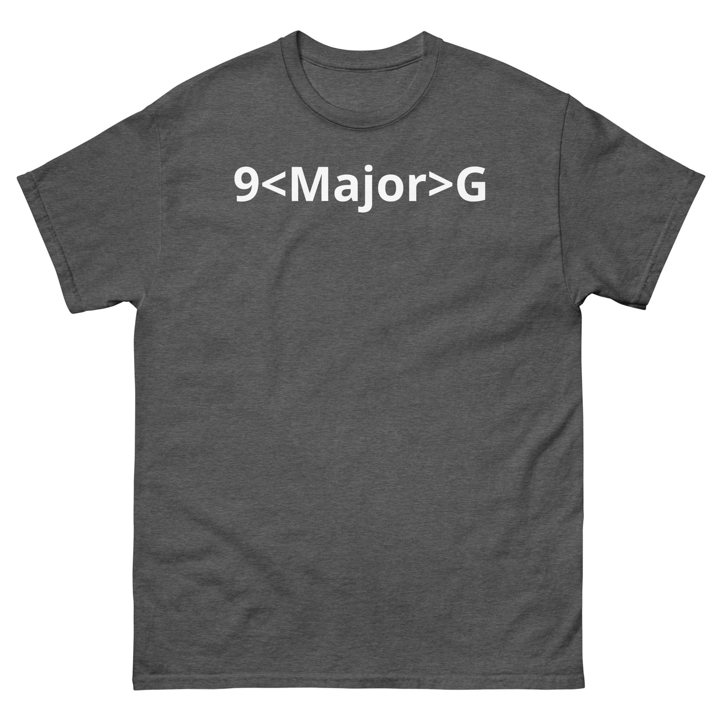 "9<Major>G WL" Men's classic tee